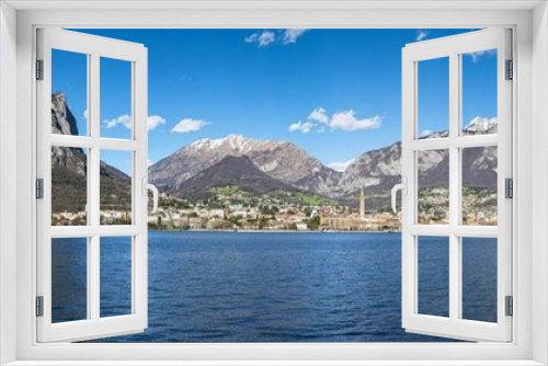 Fototapeta Naklejka Na Ścianę Okno 3D - Panorama di Lecco