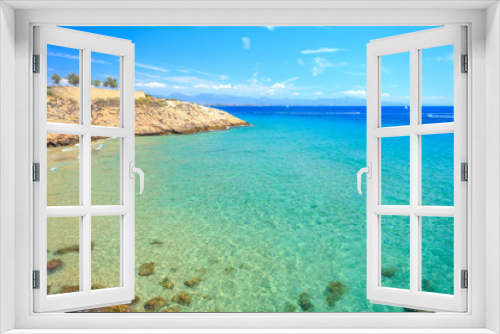 Fototapeta Naklejka Na Ścianę Okno 3D - Clear sea bay