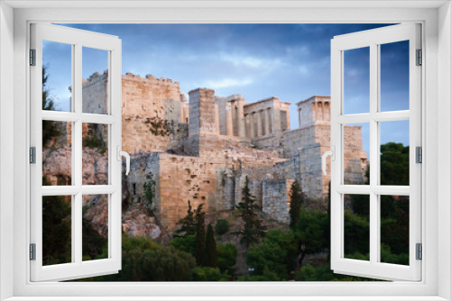 Fototapeta Naklejka Na Ścianę Okno 3D - Parthenon on the Acropolis in Athens