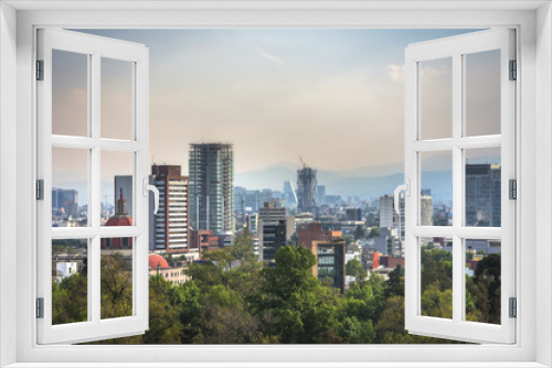 Fototapeta Naklejka Na Ścianę Okno 3D - Paseo de La Reforma Square - Mexico City, Mexico