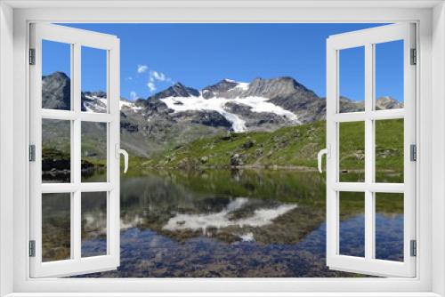 Fototapeta Naklejka Na Ścianę Okno 3D - laghetto di alta montagna