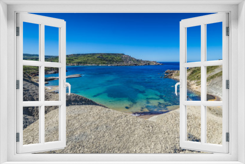 Fototapeta Naklejka Na Ścianę Okno 3D - Spiaggia della baia di Qarraba, Malta	