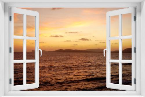Fototapeta Naklejka Na Ścianę Okno 3D - Tramonto sul mare ad Alghero