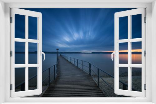 Fototapeta Naklejka Na Ścianę Okno 3D - Lake Constance Pier