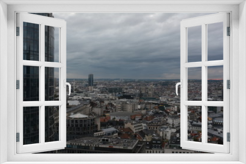 Fototapeta Naklejka Na Ścianę Okno 3D - Madou Tower, Brussels