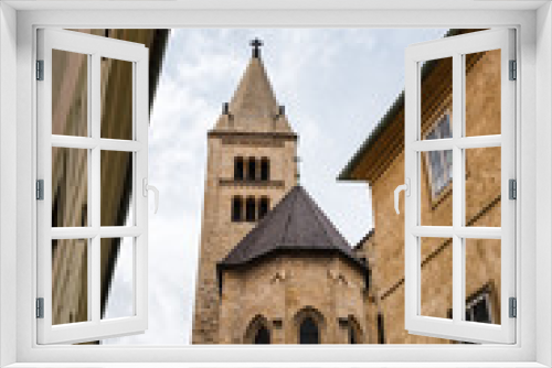 Fototapeta Naklejka Na Ścianę Okno 3D - Church of Saint George in Prague