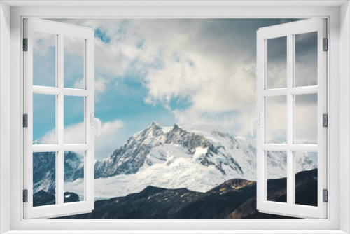 Fototapeta Naklejka Na Ścianę Okno 3D - Peaks Tierra del Fuego