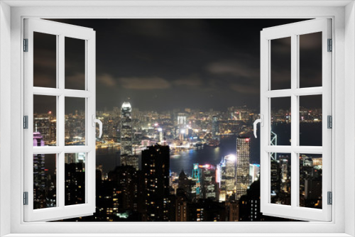 Fototapeta Naklejka Na Ścianę Okno 3D - Hongkong 
