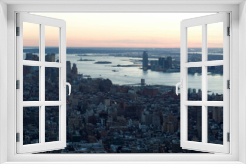 Fototapeta Naklejka Na Ścianę Okno 3D - New York skyline