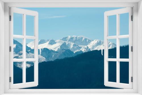 Fototapeta Naklejka Na Ścianę Okno 3D - snowy mountains in Austria