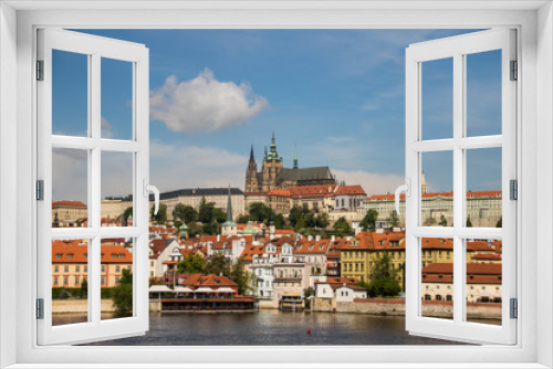 Fototapeta Naklejka Na Ścianę Okno 3D - Prague Castle Cathedral