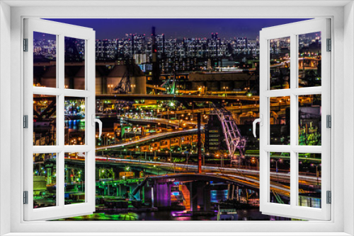 Fototapeta Naklejka Na Ścianę Okno 3D - 神戸の夜景