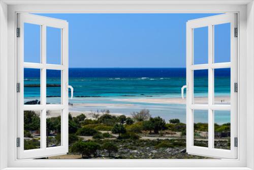 Fototapeta Naklejka Na Ścianę Okno 3D - Elafonisi Beach, Chania, Crete, Greece	