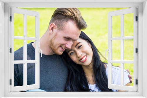 portrait of happy young couple