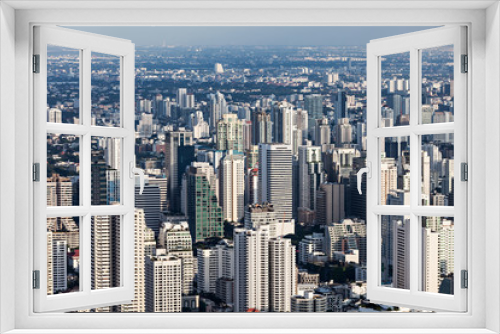 Fototapeta Naklejka Na Ścianę Okno 3D -  Bangkok aerial view