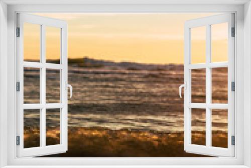 Fototapeta Naklejka Na Ścianę Okno 3D - calm beach sunrise