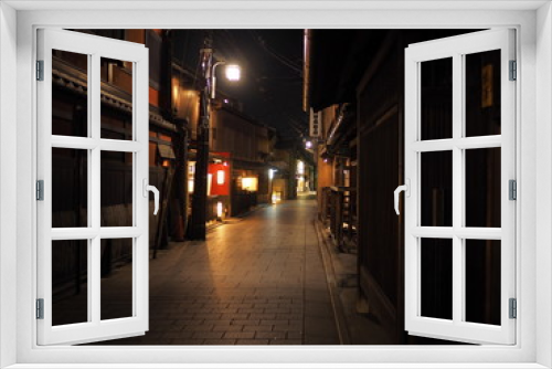 Fototapeta Naklejka Na Ścianę Okno 3D - 祇園