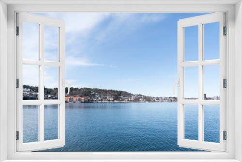 Fototapeta Naklejka Na Ścianę Okno 3D - Norwegian City Sandefjord