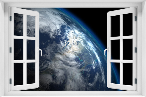 Fototapeta Naklejka Na Ścianę Okno 3D - Te beautyful planet Earth, from the space