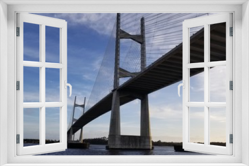 Fototapeta Naklejka Na Ścianę Okno 3D - photo of the side bridge in Jacksonville