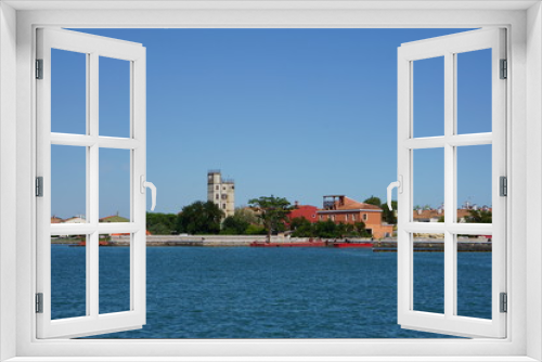 Fototapeta Naklejka Na Ścianę Okno 3D - Lagune von Venedig