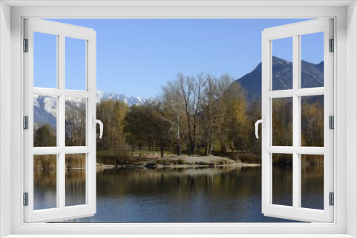 Fototapeta Naklejka Na Ścianę Okno 3D - Lac de la Brèche, Valais, Suisse