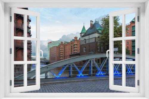 Fototapeta Naklejka Na Ścianę Okno 3D - The Speicher stadt, Hamburg.