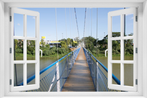 Fototapeta Naklejka Na Ścianę Okno 3D - Pensil bridge