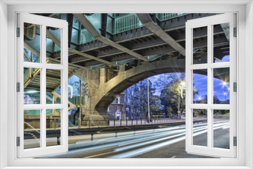 Fototapeta Naklejka Na Ścianę Okno 3D - Poniatowski Bridge