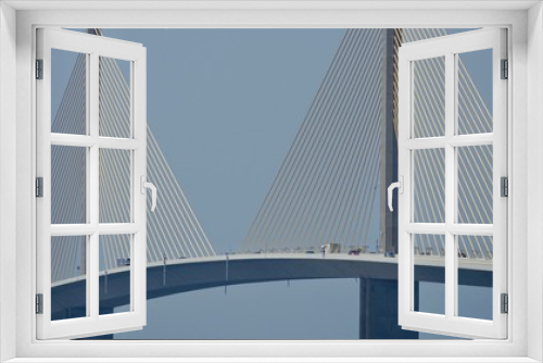 Fototapeta Naklejka Na Ścianę Okno 3D - Sunshine Skyway Brücke in Florida