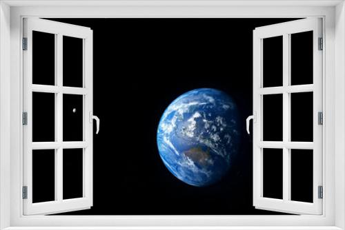 Fototapeta Naklejka Na Ścianę Okno 3D - Terra e Lua