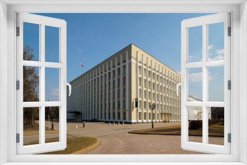 Fototapeta Naklejka Na Ścianę Okno 3D - Office building of government in Nizhny Novgorod