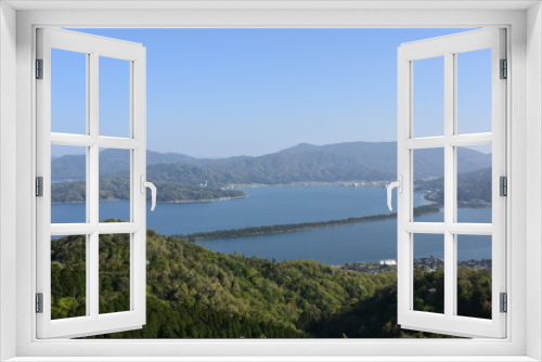 Fototapeta Naklejka Na Ścianę Okno 3D - 天橋立　絶景の眺め　日本一のパノラマ展望台