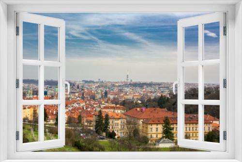 Fototapeta Naklejka Na Ścianę Okno 3D - View of Prague
