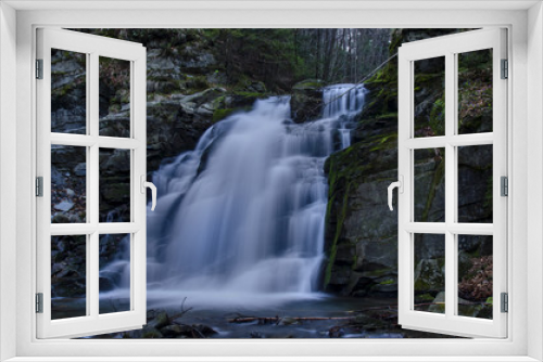 Fototapeta Naklejka Na Ścianę Okno 3D - wodospad Podhalański 