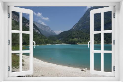 Fototapeta Naklejka Na Ścianę Okno 3D - Lago di Tenno