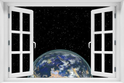 Fototapeta Naklejka Na Ścianę Okno 3D - Earth and space. Science.