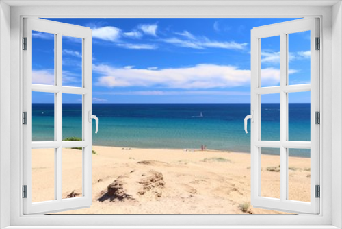 Fototapeta Naklejka Na Ścianę Okno 3D - Issos Beach, Corfu