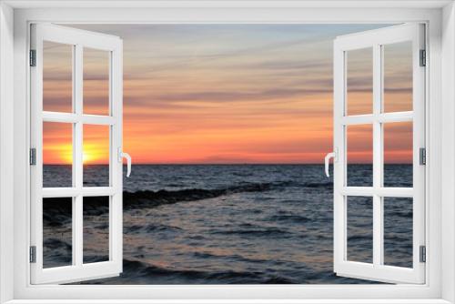 Fototapeta Naklejka Na Ścianę Okno 3D - idyllische Buhne an der See
