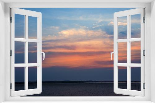 Fototapeta Naklejka Na Ścianę Okno 3D - Colorful sky of sunset background