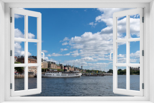 View on Strandvagen and Djurgarden in Stockholm