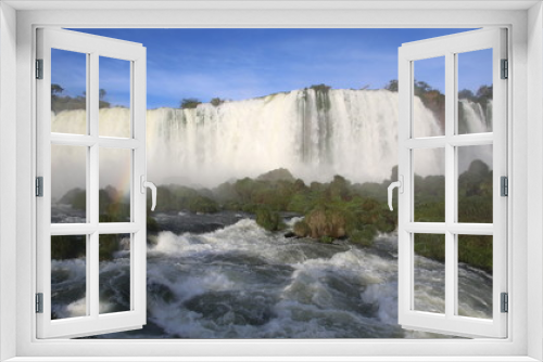 Fototapeta Naklejka Na Ścianę Okno 3D - Brésil Iguacu Passerelle du diable