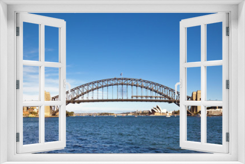 Fototapeta Naklejka Na Ścianę Okno 3D - Harbour Bridge