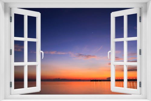 Fototapeta Naklejka Na Ścianę Okno 3D - Beautiful sky on twilight time for background