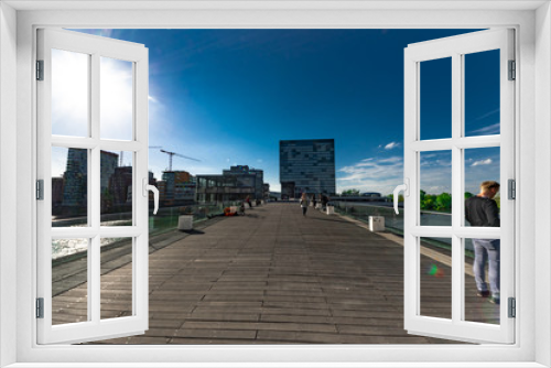 Fototapeta Naklejka Na Ścianę Okno 3D - Düsseldorf am Rhein