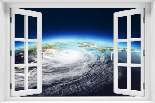 Fototapeta Naklejka Na Ścianę Okno 3D - Planet Earth weather. 3d rendering