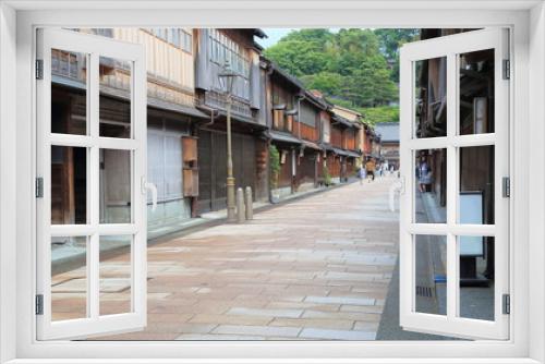 Fototapeta Naklejka Na Ścianę Okno 3D - Higashiyama old house Kanazawa Japan