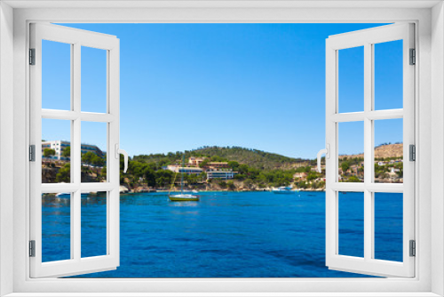 Fototapeta Naklejka Na Ścianę Okno 3D - Island scenery, seascape Majorca Spain, beautiful panorama