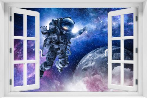 Fototapeta Naklejka Na Ścianę Okno 3D - Astronaut on space mission