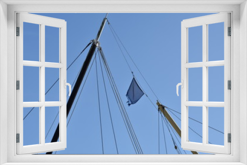 Fototapeta Naklejka Na Ścianę Okno 3D - Ship ropes